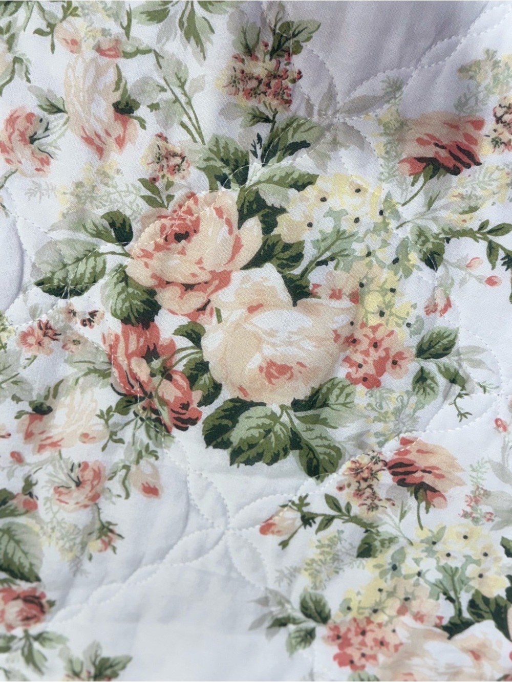 Vintage Laura Ashley for Revman Floral Twin Quilt & Sham Cotton Rare